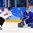 GANGNEUNG, SOUTH KOREA - FEBRUARY 14: Switzerland's Lara Stalder #7 gets a shot off on Sweden's Sara Grahn #1 during preliminary round action at the PyeongChang 2018 Olympic Winter Games. (Photo by Matt Zambonin/HHOF-IIHF Images)

